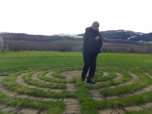 I was in a very different space this time last year. I walked the course of the labyrinth at the retreat in Kilgraston and it took me where I needed to go: into the heart of myself to find the strength of each and every moment for the months ahead